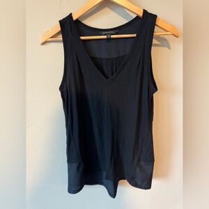 Banana Republic Black V-Neck Tank Top